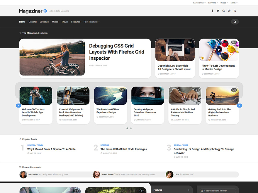 screenshot magaziner